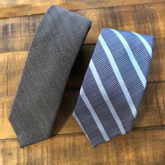 Men’s bundle of ties Blue and Gray - Picture 1 of 2